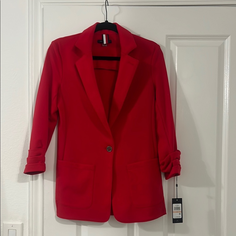 Tommy Hilfiger Red Blazer